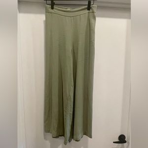 Aritzia flowey sage green pants